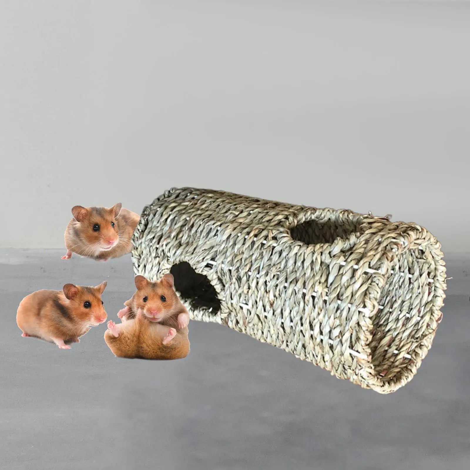 BurrowBuddies™ Natural Grass Tunnel