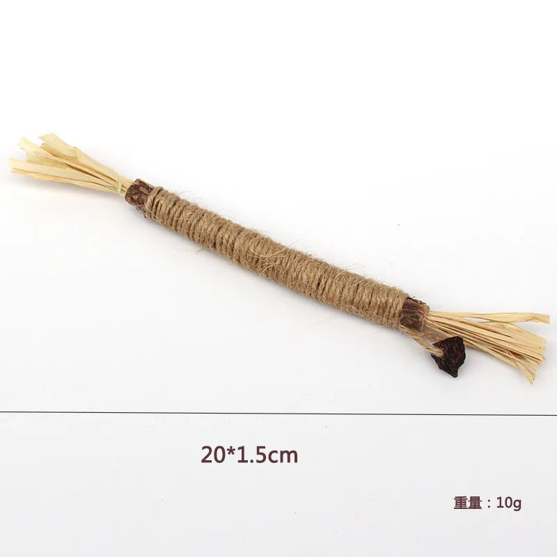 1/2/5/10PCS Natural Matatabi Pet Cat Snacks Stick Cleaning Tooth Catnip Cat Toys Actinidia Silvervine For Cats Accessory Pet Toy